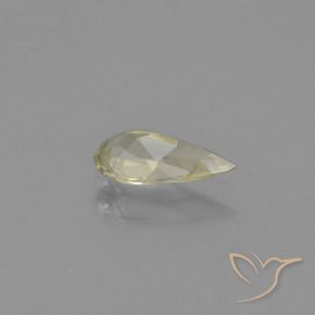 Color-Change Diaspore Gemstone in 9.2 x 4.6 mm Size for Sale, Color-Change Diaspore Stone in Mellow Yellow Color