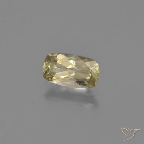 0.77 ct Yellow Color-Change Diaspore Stone, Natural Color-Change Diaspore in Cushion-Cut Shape for Sale