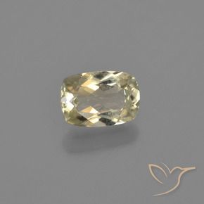 0.93 ct Yellow Color-Change Diaspore Stone, Natural Color-Change Diaspore in Cushion-Cut Shape for Sale