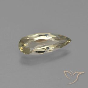 1.00 ct Yellow Color-Change Diaspore Stone, Natural Color-Change Diaspore in Pear Facet Shape for Sale