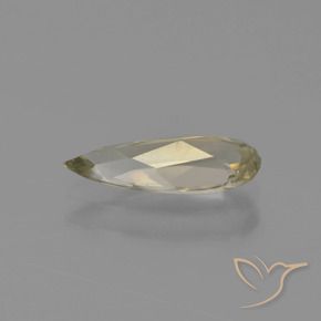 Color-Change Diaspore Gemstone in 11.3 x 4.4 mm Size for Sale, Color-Change Diaspore Stone in Earthy Yellow Color