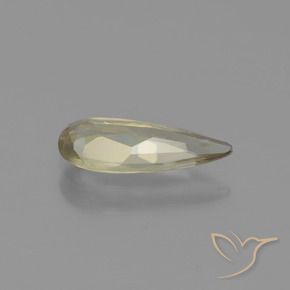 Color-Change Diaspore Gemstone in 11.2 x 4.7 mm Size for Sale, Color-Change Diaspore Stone in Very Light Yellow Color