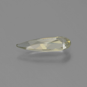 Color-Change Diaspore Gemstone in 11.6 x 4.3 mm Size for Sale, Color-Change Diaspore Stone in Light Yellow Color