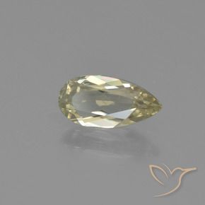 0.71 ct Yellow Color-Change Diaspore Stone, Natural Color-Change Diaspore in Pear Facet Shape for Sale