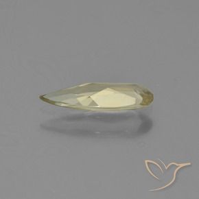 Color-Change Diaspore Gemstone in 10.6 x 3.7 mm Size for Sale, Color-Change Diaspore Stone in Pale Yellow Color