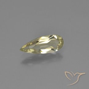1.05 ct Yellow Color-Change Diaspore Stone, Natural Color-Change Diaspore in Pear Facet Shape for Sale
