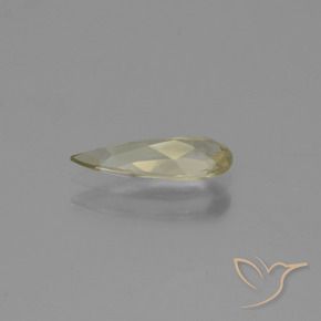 Color-Change Diaspore Gemstone in 11 x 4.1 mm Size for Sale, Color-Change Diaspore Stone in Earthy Yellow Color