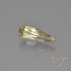 1.03 ct Yellow Color-Change Diaspore Stone, Natural Color-Change Diaspore in Pear Facet Shape for Sale