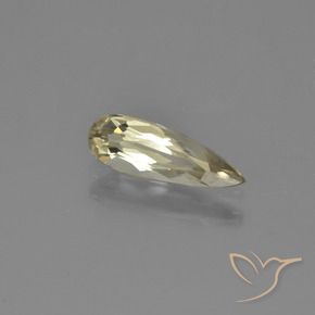 0.94 ct Yellow Color-Change Diaspore Stone, Natural Color-Change Diaspore in Pear Facet Shape for Sale