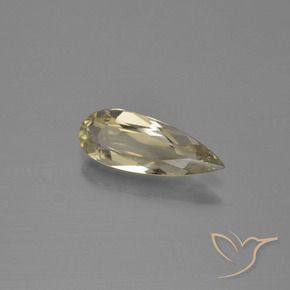 0.91 ct Yellow Color-Change Diaspore Stone, Natural Color-Change Diaspore in Pear Facet Shape for Sale