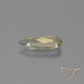 Color-Change Diaspore Gemstone in 11.4 x 4.4 mm Size for Sale, Color-Change Diaspore Stone in Light Yellow Color