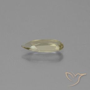 Color-Change Diaspore Gemstone in 10.5 x 4.1 mm Size for Sale, Color-Change Diaspore Stone in Yellow Beige Color