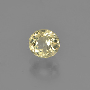 0.86 ct Yellow Color-Change Diaspore Stone, Natural Color-Change Diaspore in Round Facet Shape for Sale