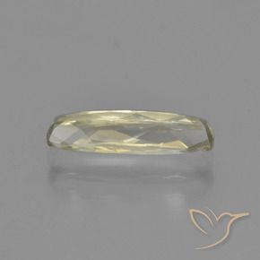 Color-Change Diaspore Gemstone in 12.9 x 3.5 mm Size for Sale, Color-Change Diaspore Stone in Pale Yellow Color