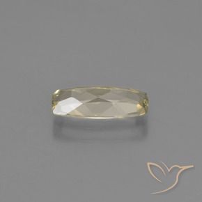 Color-Change Diaspore Gemstone in 10.5 x 4.5 mm Size for Sale, Color-Change Diaspore Stone in Very Light Golden-Yellow Color