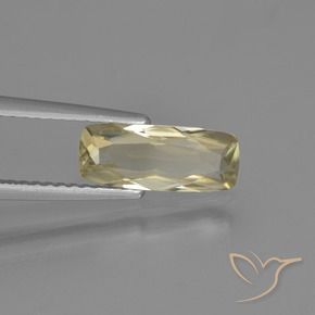 1.14 ct Yellow Color-Change Diaspore Stone, Natural Color-Change Diaspore in Cushion-Cut Shape for Sale