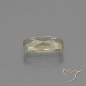 Color-Change Diaspore Gemstone in 9.4 x 4.3 mm Size for Sale, Color-Change Diaspore Stone in Mellow Yellow Color