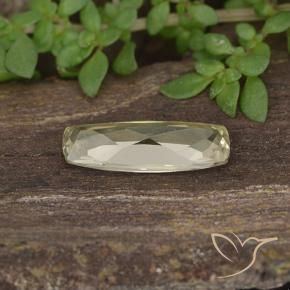 Color-Change Diaspore Gemstone in 10.7 x 4.4 mm Size for Sale, Color-Change Diaspore Stone in Light Yellow Color