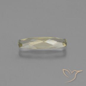 Color-Change Diaspore Gemstone in 12.5 x 4.4 mm Size for Sale, Color-Change Diaspore Stone in Pale Yellow Color