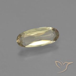 0.87 ct Yellow Color-Change Diaspore Stone, Natural Color-Change Diaspore in Oval Facet Shape for Sale