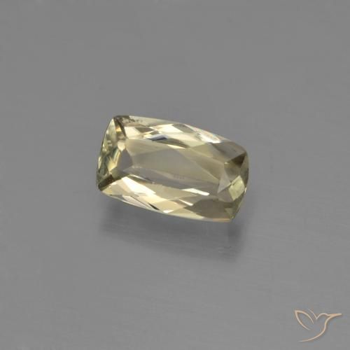 0.95 ct Yellow Color-Change Diaspore Stone, Natural Color-Change Diaspore in Cushion-Cut Shape for Sale