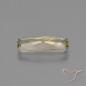 Color-Change Diaspore Gemstone in 11.1 x 4.1 mm Size for Sale, Color-Change Diaspore Stone in Warm Yellow Color