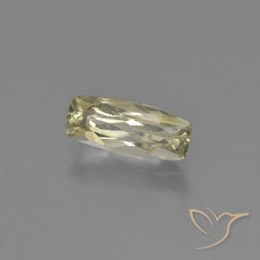0.93 ct Yellow Color-Change Diaspore Stone, Natural Color-Change Diaspore in Cushion-Cut Shape for Sale