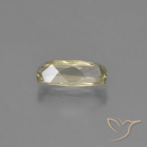 Color-Change Diaspore Gemstone in 9 x 3.8 mm Size for Sale, Color-Change Diaspore Stone in Very Pale Yellow Color
