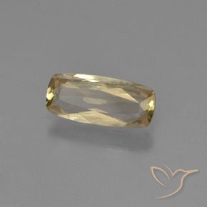 0.95 ct Yellow Color-Change Diaspore Stone, Natural Color-Change Diaspore in Cushion-Cut Shape for Sale