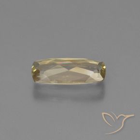Color-Change Diaspore Gemstone in 9.8 x 4.3 mm Size for Sale, Color-Change Diaspore Stone in Warm Yellow Color