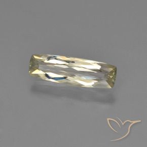 0.87 ct Yellow Color-Change Diaspore Stone, Natural Color-Change Diaspore in Cushion-Cut Shape for Sale
