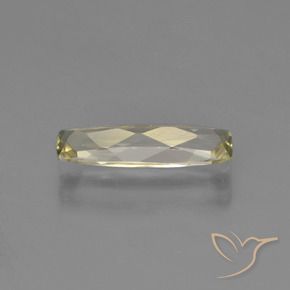 Color-Change Diaspore Gemstone in 10.1 x 3.5 mm Size for Sale, Color-Change Diaspore Stone in Very Light Yellow Color