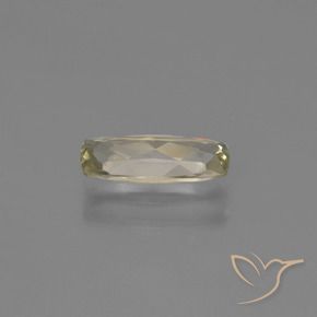 Color-Change Diaspore Gemstone in 8.6 x 3.7 mm Size for Sale, Color-Change Diaspore Stone in Very Light Golden-Yellow Color