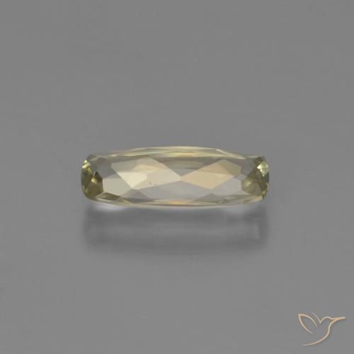 Color-Change Diaspore Gemstone in 9.8 x 4.2 mm Size for Sale, Color-Change Diaspore Stone in Very Light Yellow Color