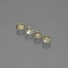 Color-Change Diaspore Gemstone in 4.1 mm Size for Sale, Color-Change Diaspore Stone in Green/Pink Color