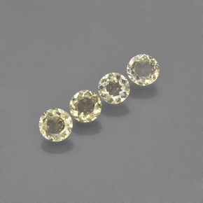 1.74 ctw Yellow Color-Change Diaspore Stones, Natural Color-Change Diaspore in Round Facet Shape for Sale