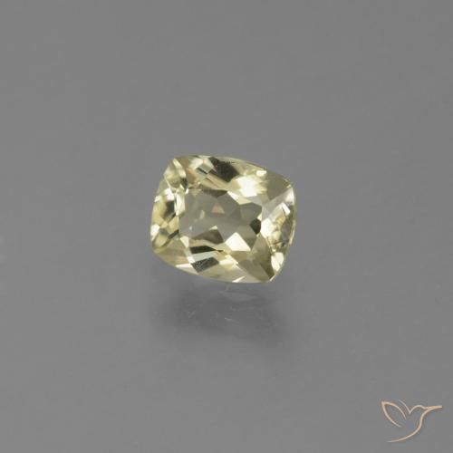 0.70 ct Yellow Color-Change Diaspore Stone, Natural Color-Change Diaspore in Cushion-Cut Shape for Sale