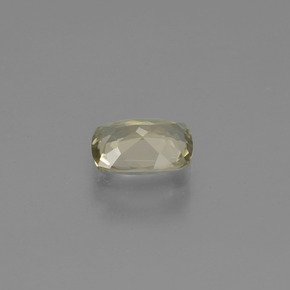Color-Change Diaspore Gemstone in 6.6 x 4.9 mm Size for Sale, Color-Change Diaspore Stone in Very Light Golden-Yellow Color