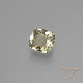 0.66 ct Yellow Color-Change Diaspore Stone, Natural Color-Change Diaspore in Cushion-Cut Shape for Sale