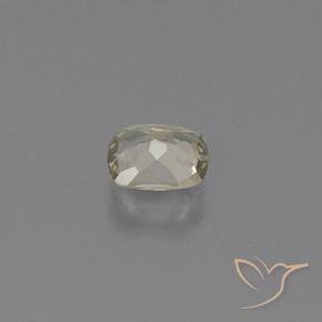 Color-Change Diaspore Gemstone in 5.8 x 5 mm Size for Sale, Color-Change Diaspore Stone in Very Light Golden-Yellow Color