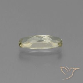 Color-Change Diaspore Gemstone in 9.8 x 4.1 mm Size for Sale, Color-Change Diaspore Stone in Light Yellow Color