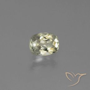 0.77 ct Yellow Color-Change Diaspore Stone, Natural Color-Change Diaspore in Cushion-Cut Shape for Sale