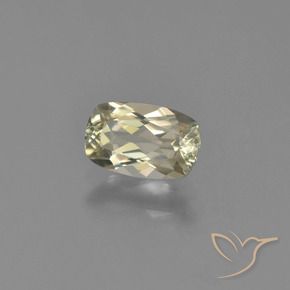 0.91 ct Yellow Color-Change Diaspore Stone, Natural Color-Change Diaspore in Cushion-Cut Shape for Sale