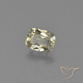 0.86 ct Yellow Color-Change Diaspore Stone, Natural Color-Change Diaspore in Cushion-Cut Shape for Sale