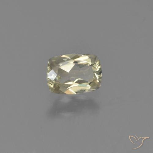 0.63 ct Yellow Color-Change Diaspore Stone, Natural Color-Change Diaspore in Cushion-Cut Shape for Sale