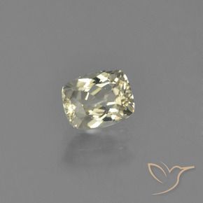 0.75 ct Yellow Color-Change Diaspore Stone, Natural Color-Change Diaspore in Cushion-Cut Shape for Sale