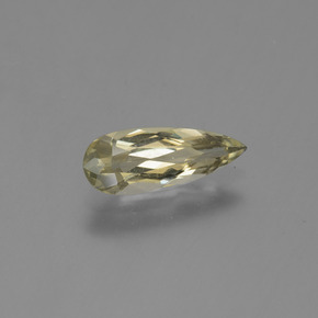 1.36 ct Yellow Color-Change Diaspore Stone, Natural Color-Change Diaspore in Pear Facet Shape for Sale