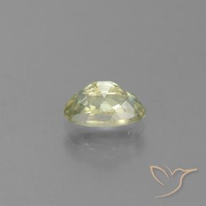 Color-Change Diaspore Gemstone in 8.2 x 5.2 mm Size for Sale, Color-Change Diaspore Stone in Pale Yellow Color