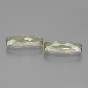Color-Change Diaspore Gemstones in 13.2 x 4.7 mm Size for Sale, Color-Change Diaspore Stones in Light Yellow Color