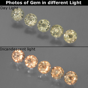 1.6ct Round Facet Green to Pink Color-Change Diaspore for sale thumb image of 1.6ct Round Facet Green to Pink Color-Change Diaspore (ID: 454602)